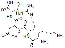 CAS#: 116430-80-9， N-(N-(N2-L-lysyl-L-arginyl)-L-alpha-aspartyl)-L-serine