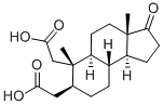CAS#: 1165-38-4， 2-[7-(Carboxymethyl)-3a,6-Dimethyl-3-Oxo-1,2,4,5,5a,7,8,9,9a,9b-Decahydrobenzo[g]Inden-6-Yl]Acetic Acid