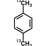 structure of CAS# 116598-94-8, 1,4-Bis[(<Sup>13</Sup>C)Methyl]Benzene;1,4-Dimethyl-13C2-benzene;p-Xylene-13C2 (dimethyl-13C2);p-Xylene-dimethyl-13C2