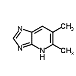 CAS#: 116599-56-5， 5,6-Dimethyl-1H-Imidazo[4,5-b]Pyridine