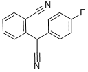 structure of CAS# 116617-31-3, 2-Cyano-alpha-(4-Fluorophenyl)-Benzeneacetonitrile;Zinc00169015