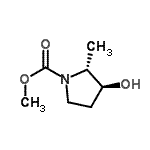 CAS#: 116700-17-5， Methyl (2R,3S)-3-Hydroxy-2-Methyl-1-Pyrrolidinecarboxylate