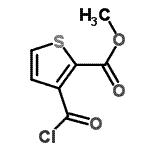 CAS#: 116722-19-1， Methyl 3-(Chlorocarbonyl)-2-Thiophenecarboxylate