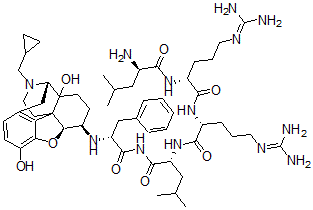 CAS#: 116764-29-5， N(beta)-(Leu-Arg-Arg-Leu-Phe)-Naltrexamine