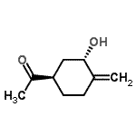 CAS#: 116872-42-5， 1-[(1R,3S)-3-Hydroxy-4-Methylenecyclohexyl]Ethanone