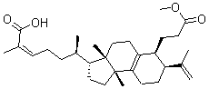CAS#: 116963-87-2， (Z,6R)-6-[(3R,3aR,6S,7S,9bR)-6-(3-Methoxy-3-oxo-propyl)-3a,9b-dimethyl-7-prop-1-en-2-yl-2,3,4,5,6,7,8,9-octahydro-1H-cyclopenta[h]naphthalen-3-yl]-2-methyl-hept-2-enoic acid