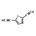 CAS#: 116998-07-3， 2,5-Diethynyl-1,3-Thiazole