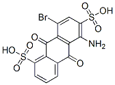 CAS#: 117-13-5, 5-Amino-8-Bromo-9,10-Dioxoanthracene-1,6-Disulfonic Acid