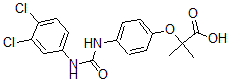 CAS#: 117011-50-4， 2-[4-[(3,4-Dichlorophenyl)Carbamoylamino]Phenoxy]-2-Methylpropanoic Acid