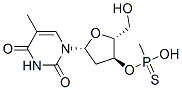 CAS#: 117020-20-9， 1-[(2R,4S,5R)-5-(Hydroxymethyl)-4-(Hydroxy-Methylphosphinothioyl)Oxyoxolan-2-Yl]-5-Methylpyrimidine-2,4-Dione