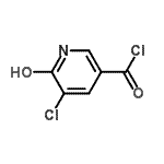 CAS#: 117027-74-4， 5-Chloro-6-Hydroxy-Pyridine-3-Carbonyl Chloride