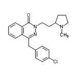 CAS#: 117078-70-3， 4-(4-Chlorobenzyl)-2-[2-(1-Methyl-2-Pyrrolidinyl)Ethyl]-1(2H)-Phthalazinone