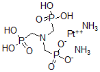CAS#: 117288-90-1， Aminotris(Methylenephosphonato)Diamminoplatinum (II)