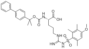 CAS#: 117368-03-3， N2-[(1-[1,1'-Biphenyl]-4-Yl-1-Methylethoxy)Carbonyl]-N5-[Imino[[(4-Methoxy-2,3,6-Trimethylphenyl)Sulfonyl]Amino]Methyl]-L-Ornithine