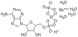 CAS#: 117405-91-1， Bidentate Tetraaquarhodium Adenosine 5'-Triphosphate Complex