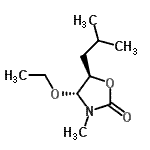 CAS#: 117508-52-8， (4R,5R)-4-Ethoxy-5-Isobutyl-3-Methyl-1,3-Oxazolidin-2-One