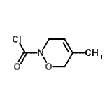CAS#: 117593-04-1， 5-Methyl-3,6-Dihydro-2H-1,2-Oxazine-2-Carbonyl Chloride