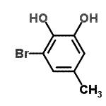 CAS#: 117654-19-0， 3-Bromo-5-Methyl-1,2-Benzenediol