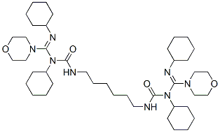 CAS#: 117688-40-1， 1,1'-Hexamethylenebis(3-Cyclohexyl-3-((Cyclohexylimino)(4-Morpholinyl)Methyl)Urea)