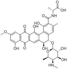CAS#: 117704-66-2， Desxylosylpradimicin A