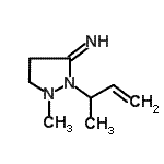 CAS#: 117767-34-7， 2-(3-Buten-2-Yl)-1-Methyl-3-Pyrazolidinimine