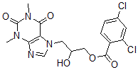 CAS#: 117782-63-5， [3-(1,3-Dimethyl-2,6-Dioxopurin-7-Yl)-2-Hydroxypropyl] 2,4-Dichlorobenzoate