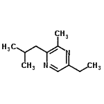 CAS#: 117783-42-3， 5-Ethyl-2-Isobutyl-3-Methylpyrazine