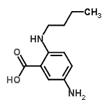 CAS#: 117821-63-3， 5-Amino-2-(Butylamino)Benzoic Acid