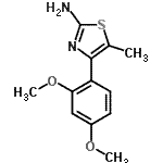 CAS#: 117844-98-1， 4-(2,4-Dimethoxyphenyl)-5-Methyl-1,3-Thiazol-2-Amine
