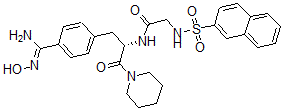 CAS#: 117855-58-0， N(alpha)-(2-Naphthylsulfonylglycyl)-4-Oxamidinophenylalanine Piperidide
