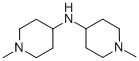 结构式 CAS# 117927-28-3, 4-甲基-N-(1-甲基-4-哌啶基)-1-哌啶胺