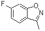 structure of CAS# 117933-03-6, 6-Fluoro-3-Methyl-1,2-Benzoxazole;1,2-Benzisoxazole, 6-fluoro-3-methyl-;1,2-Benzisoxazole,6-fluoro-3-methyl-;6-Fluoro-3-methylbenzisoxazole