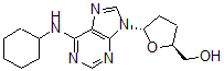 CAS#: 118191-22-3， [(2S,5S)-5-[6-(Cyclohexylamino)Purin-9-Yl]Oxolan-2-Yl]Methanol