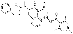 CAS#: 118292-30-1， N-[(Phenylmethoxy)Carbonyl]-L-Phenylalanyl-N-[(2,4,6-Trimethylbenzoyl)Oxy]-Glycinamide