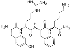 CAS#: 118476-85-0， (2S)-6-Amino-2-[[(2S)-2-[[(2R)-2-[[(2S)-2-Amino-3-(4-Hydroxyphenyl)Propanoyl]Amino]-5-(Diaminomethylideneamino)Pentanoyl]Amino]-3-Phenylpropanoyl]Amino]Hexanamide