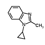 CAS#: 118482-04-5， 1-Cyclopropyl-2-Methyl-1H-Benzimidazole