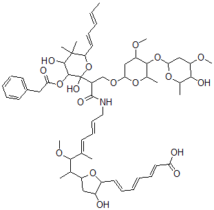 CAS#: 118498-93-4， Phenelfamycin C