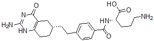 CAS#: 118537-34-1， (2S)-5-Amino-2-[[4-[2-[(6R)-2-Amino-4-Oxo-5,6,7,8-Tetrahydro-1H-Quinazolin-6-Yl]Ethyl]Benzoyl]Amino]Pentanoic Acid