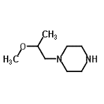CAS#: 118560-17-1， 1-(2-Methoxypropyl)Piperazine