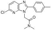 CAS#: 118697-12-4， 5-Chloro-N,N-Dimethyl-2-(4-Methylphenyl)-3H-Imidazo(4,5-b)Pyridine-3-Acetamide