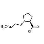 CAS#: 118717-70-7， (1R,2S)-2-(3-Buten-1-Yl)Cyclopentanecarbonyl Chloride
