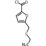 CAS#: 118800-45-6， 5-[(Ethylsulfanyl)Methyl]-2-Furoyl Chloride
