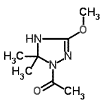 CAS#: 118807-32-2， 1-(3-Methoxy-5,5-Dimethyl-2,5-Dihydro-1H-1,2,4-Triazol-1-Yl)Ethanone
