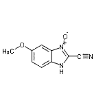 CAS#: 118807-85-5， 5-Methoxy-1H-Benzimidazole-2-Carbonitrile 3-Oxide