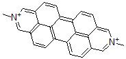 CAS#: 118891-85-3， 2,9-dimethyl-Anthra(2,1,9-def:6,5,10-d'e'f')diisoquinolinium