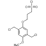 CAS#: 118943-26-3， 3-[2,5-Bis(Chloromethyl)-4-Methoxyphenoxy]-1-Propanesulfonyl Chloride