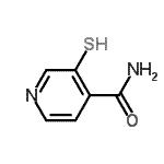 CAS#: 118966-06-6， 3-Sulfanylisonicotinamide