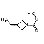 CAS#: 118973-04-9， Methyl 3-Ethylidene-1-Azetidinecarboxylate