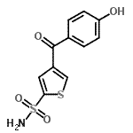 CAS#: 118993-57-0， 4-(4-Hydroxybenzoyl)-2-Thiophenesulfonamide
