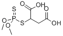 structure of CAS# 1190-28-9, 2-Dimethoxyphosphinothioylsulfanylbutanedioic Acid;2-(Dimethoxyphosphinothioylthio)Butanedioic Acid;2-(Dimethoxythiophosphorylthio)Succinic Acid;Ai3-10627